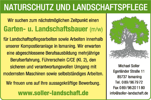 Stellenanzeige